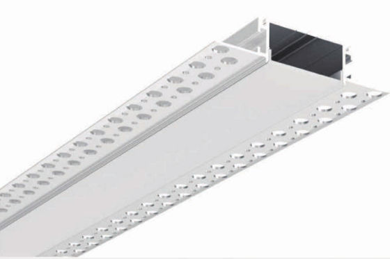 48x19mm Plaster Recessed Aluminum LED Profile for Architectural lighting