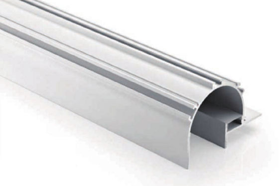 101*67mm Silver LED Aluminium Profile For Architectural Cove Lighting