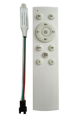 White 12Keys RF Single Color Running Water LED Strip Controller