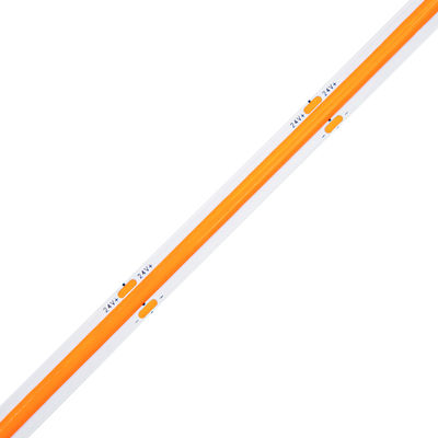 DC24V COB LED Strip Light COB LED Strip Lights 8mm Width Amber Color LED Strip