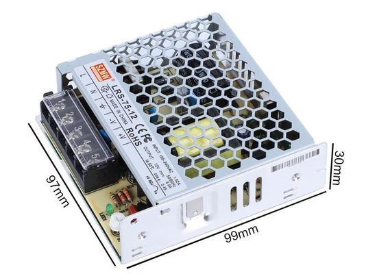 LED Driver 12V 24V 75W AC To DC Constant Voltage LED Power Supply For Indoor LED Strip Light
