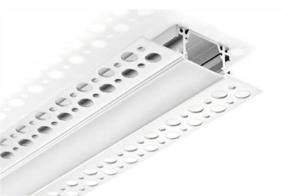 33*19mm Recessed Drywall Plaster Gypsum Led Aluminum Profile For LED Strip