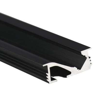 24*09mm LED Aluminium Profile 45 Degree Indoor Aluminium Channel