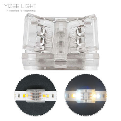 3 PIN 10mm PCB zu PCB SMD Lötloser LED-Streifenanschluss Transparent