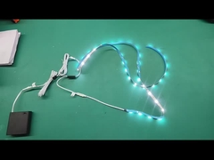 Fertigen Sie Streifen der Batterie-LED mit Magnetschalter-Garderoben-Beleuchtung besonders an